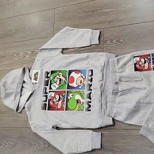 Super Mario Hoodie / Jogger pant Set Size 12